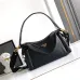 Prada Galleria Soft Shoulder Bag (2 Colors) – Burgundy/Black Leather with Gold-Tone Triangle Logo &amp; Convertible Strap #A59180