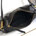 Prada Galleria Soft Shoulder Bag (2 Colors) – Burgundy/Black Leather with Gold-Tone Triangle Logo &amp; Convertible Strap #A59180