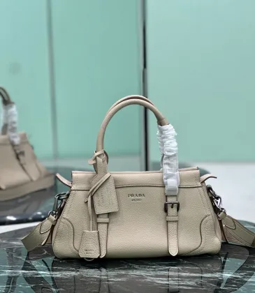 Prada Multi-Functional Leather Handbag (1BG604) - Travel-Inspired Design, Removable Strap, 35×22×11cm #A59986