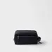Prada Re-Nylon Pouch with Leather Trim 22x12.5x11cm #A63867