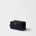 Prada Re-Nylon Pouch with Leather Trim 22x12.5x11cm #A63867
