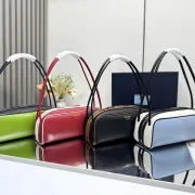 Prada Leather Handbag Collection In Vibrant Colors With Signature Design #A51214