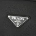 Prada Saffiano Leather Backpacks In Black And Grey With Signature Triangle Logo #A50840