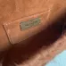 Valentino 22117 26SS Faux Fur Crystal Embellished V Logo Underarm Shoulder Handbag #A65997