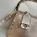 Valentino Garavani Rockstud Metallic Leather Crossbody Bag 19×13×7cm #A65015