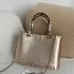 Valentino Garavani Rockstud Metallic Leather Tote Bag 23×15.5×6cm #A65016