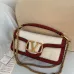 Valentino MINI LOC Shearling &amp; Leather Crossbody Bag 20×11×5cm #A65017