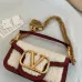 Valentino MINI LOC Shearling &amp; Leather Crossbody Bag 20×11×5cm #A65017