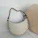 Valentino Rockstud Grainy Leather Mini Hobo Shoulder Bag 20×12×4cm #A65018