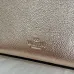 Valentino Rockstud Metallic Leather Envelope Crossbody Bag 22.5×5×16cm #A65019