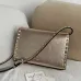 Valentino Rockstud Metallic Leather Envelope Crossbody Bag 22.5×5×16cm #A65019