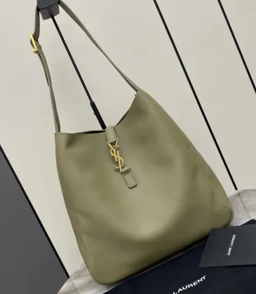 Stylish Saint Laurent Hobo Bag in Olive Green Leather with Iconic Gold Hardware#A50105 Stylish Saint Laurent Hobo Bag in Olive Green Leather with Iconic Gold Hardware#A50105