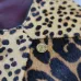 SAINT LAURENT Cassandra Envelope Crossbody Clutch – Leopard-Print Haircalf with Gold YSL Logo (Detachable Chain Strap) #A58783