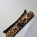 SAINT LAURENT Cassandra Envelope Shoulder Bag – Leopard-Print Calf Hair with Gold YSL Logo #A58764
