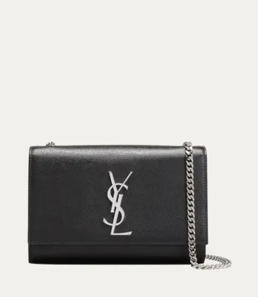 SAINT LAURENT Kate Small YSL Crossbody Bag in Grained Leather #B68767