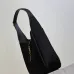 SAINT LAURENT Le 5 à 7 Hobo Bag Set – Black Haircalf with Matching Pouch &amp; Gold YSL Logo (Adjustable Strap) #A58770