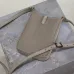 SAINT LAURENT Le 5 à 7 Small Bucket Bag – Taupe Suede Leather with Gold YSL Logo (Adjustable Crossbody Strap) #A58767