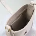 SAINT LAURENT Le 5 à 7 Small Bucket Bag – Taupe Suede Leather with Gold YSL Logo (Adjustable Crossbody Strap) #A58767