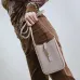 SAINT LAURENT Le 5 à 7 Small Bucket Bag – Taupe Suede Leather with Gold YSL Logo (Adjustable Crossbody Strap) #A58767