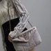 SAINT LAURENT Loulou Medium Shoulder Bag – Light Beige Suede with Chevron Quilt &amp; Gold YSL Logo (Convertible Chain Strap) #A58772