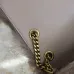 SAINT LAURENT Loulou Medium Shoulder Bag – Light Beige Suede with Chevron Quilt &amp; Tone-On-Tone YSL Logo (Convertible Chain Strap) #A58776