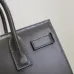 SAINT LAURENT Sac de Jour Small Tote Bag – Dark Gray Smooth Leather with Signature Hardware (Top Handles &amp; Crossbody Strap) #A58778