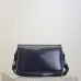 SAINT LAURENT Solferino Small Shoulder Bag – Black Croc-Embossed Patent Leather with Gold YSL Cassandre Closure  #A58759