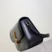 SAINT LAURENT Solferino Small Shoulder Bag – Black Croc-Embossed Patent Leather with Gold YSL Cassandre Closure  #A58759