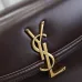 SAINT LAURENT Solferino Small Shoulder Bag – Deep Burgundy Box Leather with Iconic YSL Cassandre Closure  #A58758