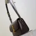 SAINT LAURENT Solferino Small Shoulder Bag – Deep Burgundy Box Leather with Iconic YSL Cassandre Closure  #A58758