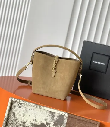 Saint Laurent 749036 Le 5A7 Mini Bucket Bag Suede Leather Gold Hardware 20cm #B67269 Saint Laurent 749036 Le 5A7 Mini Bucket Bag Suede Leather Gold Hardware 20cm #B67269