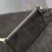 Saint Laurent 844346 Niki Series Suede Bucket Bag - Dark Brown with LE CASSANDRE Logo #A59503