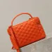 Saint Laurent GABY MINI Box Bag (766731) - Yellow, Sheepskin Quilted, Double Zipper, 18×11×6.5cm #A59996
