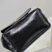 Saint Laurent Niki Crinkled Leather Tote (862295) - Logo Detail, Adjustable Strap, 25×30×8-12cm #A59988