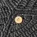 YSL 769307 LE Envelope Black Woven Textile Clutch Evening Handbag #A65996