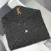 YSL 769307 LE Envelope Black Woven Textile Clutch Evening Handbag #A65996