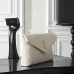 YSL 769307 LE Envelope Off White Lambskin Fold Clutch Evening Handbag #A65995