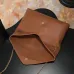 YSL 841702 LE Envelope Brown Lambskin Chain Shoulder Crossbody Clutch Handbag #A65993