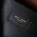 YSL 841702 LE Envelope Brown Lambskin Chain Shoulder Crossbody Clutch Handbag #A65993