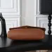 YSL 841702 LE Envelope Brown Lambskin Chain Shoulder Crossbody Clutch Handbag #A65993
