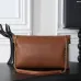 YSL 841702 LE Envelope Brown Lambskin Chain Shoulder Crossbody Clutch Handbag #A65993
