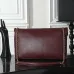 YSL 841702 LE Envelope Burgundy Lambskin Chain Shoulder Crossbody Evening Clutch Handbag #A65994