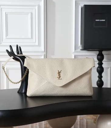 YSL 841702 LE Envelope Lambskin Chain Shoulder Crossbody Clutch Handbag #A65992 YSL 841702 LE Envelope Lambskin Chain Shoulder Crossbody Clutch Handbag #A65992