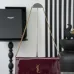 YSL 851921 Kate Smooth Calf Leather Gold Chain Shoulder Crossbody Clutch Handbag #A65991
