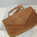 YSL LouLou Quilted Suede Shoulder Bag, 29 x 17 x 8 cm #A63199
