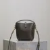 Saint Laurent Lizard - Embossed Leather Bucket Bag With Gold YSL Logo size:15×13×6cm #A53703