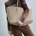 YSL Saint Laurent shopping tote bag Trimmed Suede Tote With Matching Pouch For Winter Chic size:38×28×13cm #A53699