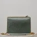 YSL Uptown Gold Snakeskin Clutch, 27 x 16 x 2 cm #A63203