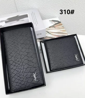 Yves Saint Laurent Logo Leather Wallet #A45765 Yves Saint Laurent Logo Leather Wallet #A45765