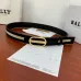BALLY AAA+ belts Luxury Leather Belts Smooth Buckle Designer Belt width:3.4cm #A54014